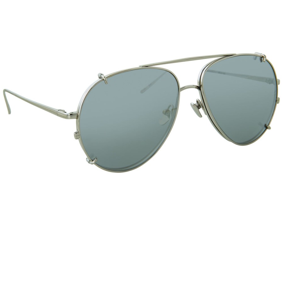 Sunglasses Linda Farrow | Linda Farrow 666 C2 Aviator Sunglasses