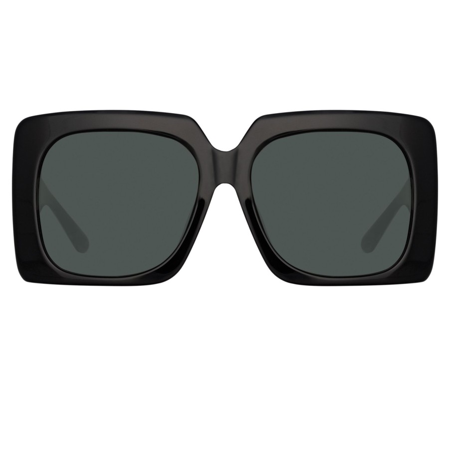 Sunglasses Linda Farrow | Sierra Oversized Sunglasses In Black