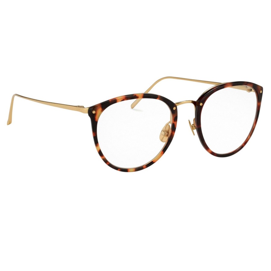 Opticals Linda Farrow | The Calthorpe | Oval Optical Frame In Tortoiseshell (C92)