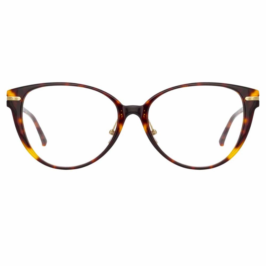 Opticals Linda Farrow | Linda Farrow Linear Arch A C2 Cat Eye Optical Frame