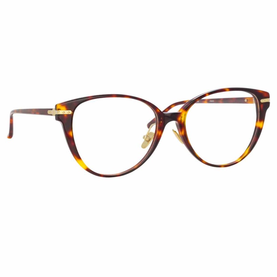 Opticals Linda Farrow | Linda Farrow Linear Arch A C2 Cat Eye Optical Frame