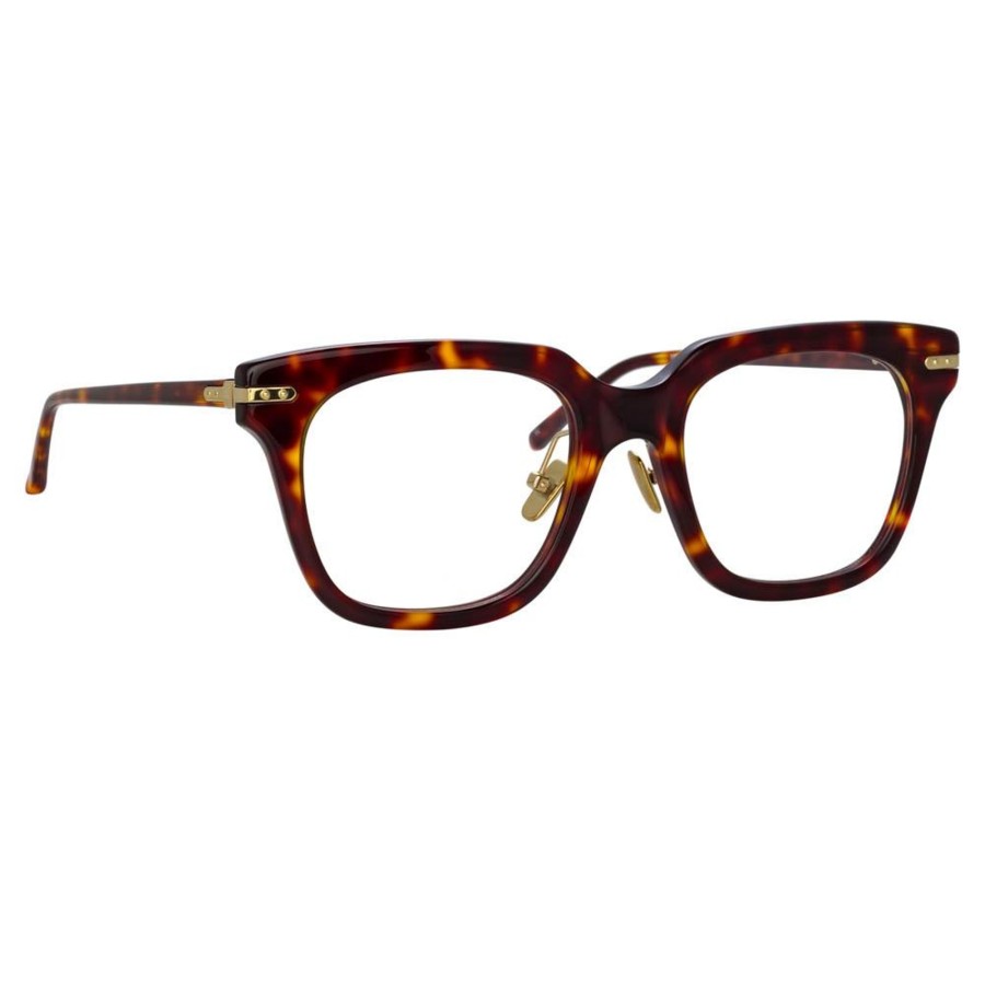 Opticals Linda Farrow | Empire Optical D-Frame In Tortoiseshell