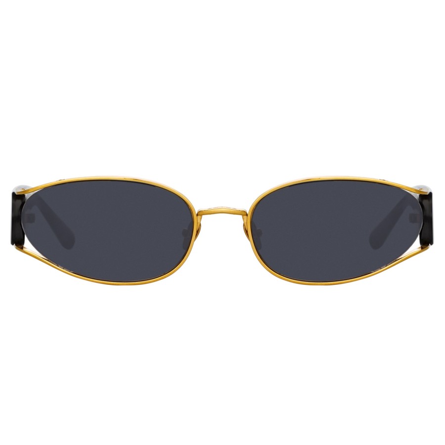 Sunglasses Linda Farrow | Shelby Cat Eye Sunglasses In Black