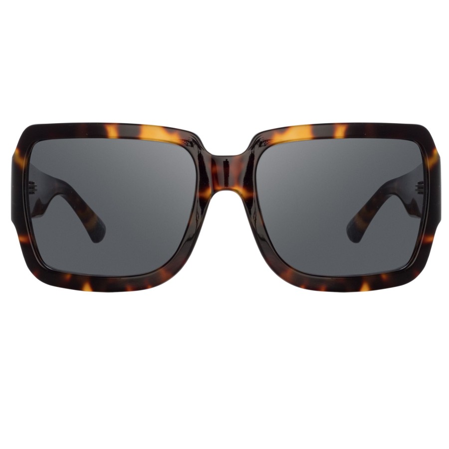 Sunglasses Linda Farrow | Dries Van Noten Oversized Sunglasses In Tortoiseshell