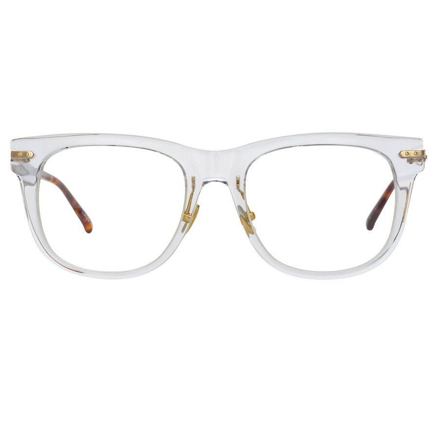 Opticals Linda Farrow | Chrysler Optical D-Frame In Clear