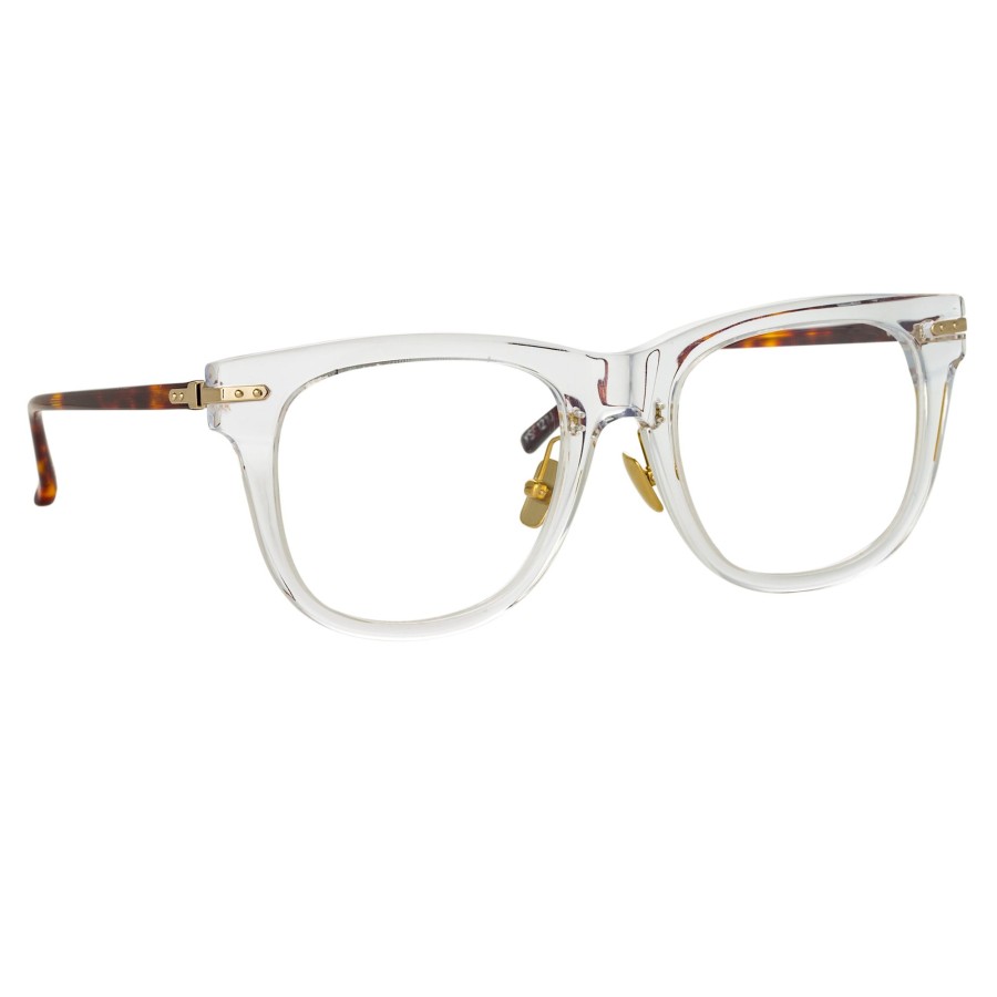 Opticals Linda Farrow | Chrysler Optical D-Frame In Clear